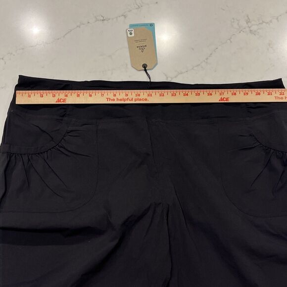 Prana NEW Summit Pant Plus Womens 3X Black Stretch Pockets Hiking Travel Outoor - Picture 3 of 16
